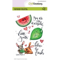 CraftEmotions clearstamps A6 - Love Puns 3