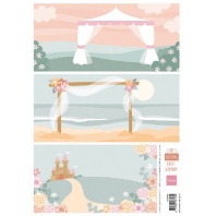 Marianne Design Knipvellen Eline's Wedding background