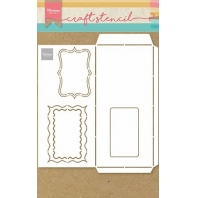 Marianne Design Craft Stencil - A4 - Slimline envelop