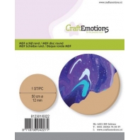 MDF Schijf rond - 50cm doorsnede 12 mm dik