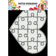Dutch Doobadoo Card Art A5 Puzzel hart 