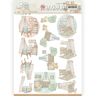 3D Push Out - New Born - Yvonne Creations - Baby cradle