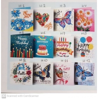 Diamond Paint - vierkante kaarten H9