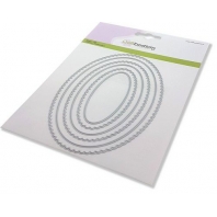 CraftEmotions Big Nesting Die - scalop ovalen