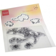Marianne Design Clear Stamp & Die set Tiny's Bloesem