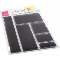 Marianne Design Clearstamps Colorful Silhouette - Basis rechthoeken