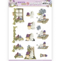 3D Push Out - Precious Marieke - Beautiful Garden - Garden Gnome