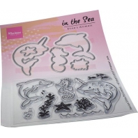 Marianne Design Clear Stamps & Die set Eline's Animals - in de zee