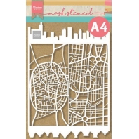 Marianne Design Craf tStencil - Slimline Stad