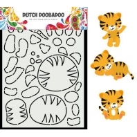 Dutch Doobadoo Card Art A5 Built up Tijger A5