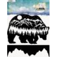 Studio Light Mask Stencil Moon Flower nr 74