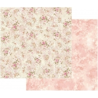 Stamperia - Shabby Roses & Writing - 30,5x30,5cm