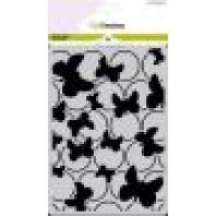 CraftEmotions Mask Stencil Bugs - vlinders en ringen A5