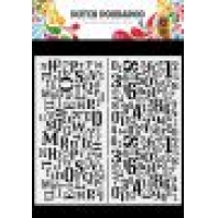 Dutch Doobadoo Mask Art Slimline Letters & Nummers