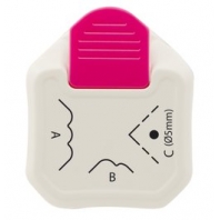 Vaessen Creative - 3 in 1 Label Hoekpons Geschulpt