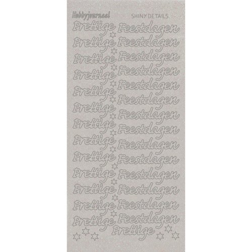 Shiny Details Prettige Feestdagen Zilver