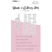 Studio Light Stamp & Cutting Die Karin Joan Essentials nr 26