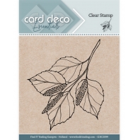 Card Deco - Clear Stamp - Birch Leaf