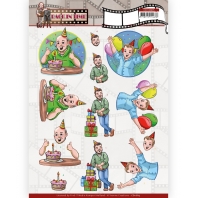 3D Knipvel - Yvonne Creations - Back in Time - Party