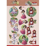 3D Knipvel - Yvonne Creations - Fairytales - Fairytale Princesses