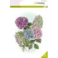 CraftEmotions clearstamps A5 - Hortensia