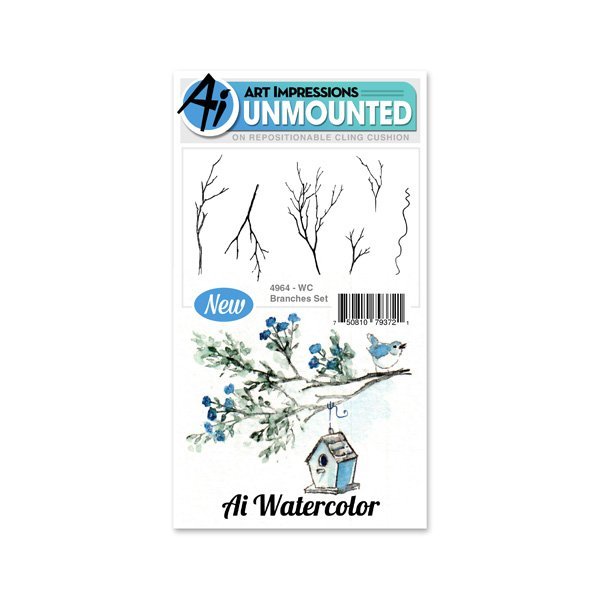Art Impressions - WC Branches Set - 4964