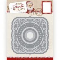 Amy Design - Santa with Love - Ribbon Frame