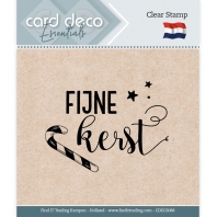 Card Deco - Clear Stamp - Fijne Kerst