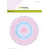 CraftEmotions Big Nesting die - Happiness diverse rond