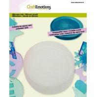 CraftEmotions Siliconen mal onderzetter rond 8cm