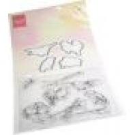 Marianne Design Clear Stamp  & Dies set Tiny's Vogels