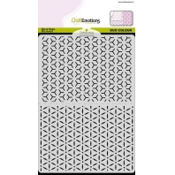 Craft Emotions Stencil Duo Colour patroon Nr 3 