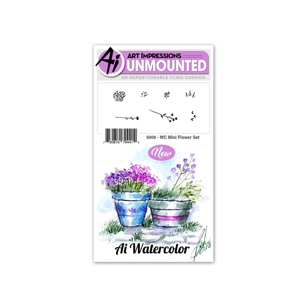 Art Impressions WC Mini Flower Set 5009