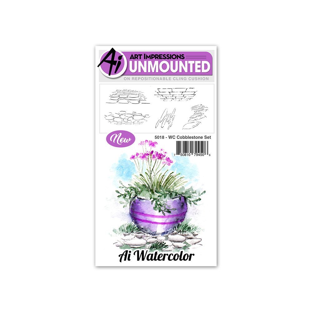 Art Impressions - WC Cobblestone Set - 5018