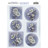 Scenery - Yvonne Creations - Blue Flowers