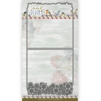 Birds & Berries - Precious Marieke - Frame Card Flower Border 4K