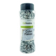 CraftEmotions Color Flakes - Graniet Wit Zwart