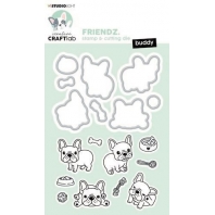 Studio Light Stamp & Cutting Die Mini friends nr 54