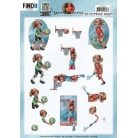 Yvonne Creations - 3 D knipvel - Ball Games