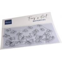 Marianne Design Clear Stamp Tiny's Art - Vlinders