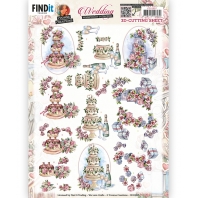 Yvonne Creations - Wedding - 3D knipvel - Wedding Cakes