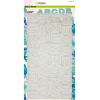 CraftEmotions Siliconen mal alfabet 4 cm