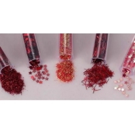 Glitterset assorti Valentine 1,8gr 5 stuks