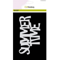 CraftEmotions Mask Stencil. - Tekst Summer Time A6