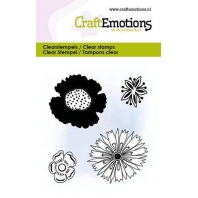 CraftEmotions clearstamp 6x7cm - losse bloemen 