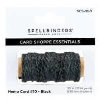Spellbinders - Hemp Cord - black