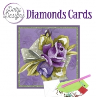 Diamonds Cart - Purple roses