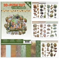 3D- Push Out - Wild Animals - nr 40