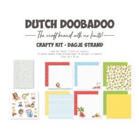 Dutch Doobadoo Crafty Kit. Dagje strand 20x20cm