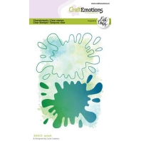 CraftEmotions clearstamps A6 - CC Basics Splash paper A6